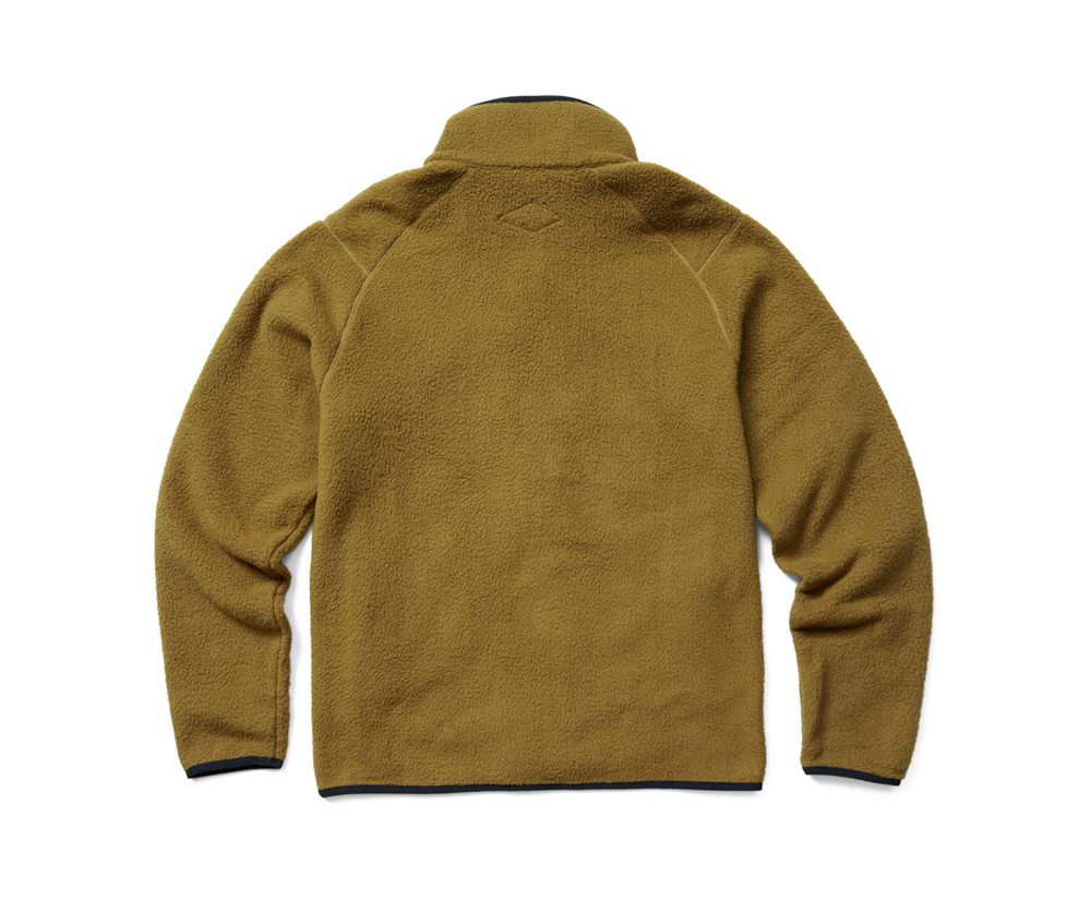 Jaqueta Homem - Merrell Sherpa W/Snaps And Overlays Full Zip - Caqui - JMS638901